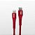 Cabo Apple Iwill Coca-Cola Elite Lightning to USB-C MFI 1,2m Vermelho - Imagem 2