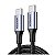 Cabo USB-C / USB-C Ugreen 5A 100w US316 Trançado 1m - Imagem 1