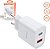 Carregador de parede Geonav 20w USB-A e USB-C - Imagem 4