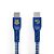 Cabo USB-C / USB-C Iwill Strong 1.2M Azul Corvinal Harry Potter - Imagem 1