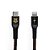 Cabo Apple Iwill Strong Lightning to USB-C MFI 1.2m Preto Hogwarts Harry Potter - Imagem 1