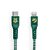 Cabo Apple Iwill Strong Lightning to USB-C MFI 1.2m Verde Sonserina Harry Potter - Imagem 1