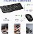 KIT Teclado + Mouse Sem Fio Lecoo KW211 Preto - Imagem 3