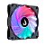 COOLER FAN 12 x 12 cm 120mm Rise Mode Wind Rainbow RM-WN-02-RGB - Imagem 1