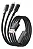 Cabo USB 3 em 1 (Lightning USB-C Micro USB) Essager 60w 1.2m - Imagem 1