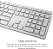 kit teclado + mouse sem fio Dell Pro KM5221W Branco 4000dpi - Imagem 4