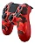 Controle PlayStation 4 - PC -Android - Smart TV - Wireless (1a linha) vermelho camuflado - Imagem 2