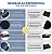 Mousepad c/ Apoio de Punho Preto Gradiente 250 x 220mm - Imagem 3