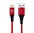 Cabo APPLE Lightning to USB Gorila Tech Proof Vermelho 1.2m - Imagem 1