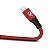 Cabo APPLE Lightning to USB Gorila Tech Proof Vermelho 1.2m - Imagem 5