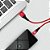 Cabo APPLE Lightning to USB Gorila Tech Proof Vermelho 1.2m - Imagem 4