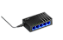 SWITCH  5 PORTA PRETO - CUDY - Imagem 2