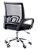 CADEIRA PARA ESCRITÓRIO - SECRETARIA -BASE CROMADA COM RODINHA-FORT TROMA -PRETA - Imagem 4