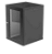 MINI RACK 12U X 500 MMP LATERAL MÓVEL PORTA VISOR PRETO - DEMATEC - Imagem 1