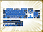 KIT DE KEYCAPS SPECIAL EDITION HARRY POTTER - RaVenClaw - Imagem 1