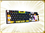 KIT DE KEYCAPS SPECIAL EDITION HARRY POTTER - HUFflePuff - Imagem 3