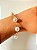 Pulseira com Perolas- Folhada a ouro 18k - Imagem 2