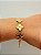 Pulseira Trevo- Folhada Ouro 18K - Imagem 3