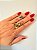 Anel Folha- Folhado Ouro 18K - Imagem 2