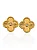 Brinco Trevo Ouro-Folhado Ouro 18k - Imagem 1