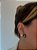 Brinco Flor de Cristal- Folhado Ouro 18K - Imagem 3