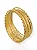 Bracelete Fios Texturizados- Folhado Ouro 18K - Imagem 1