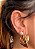 Brinco Argola Fios - Folhada Ouro 18K - Imagem 2