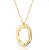 Conjunto Orgânico Oval - Banhado Ouro 18K- Semijoia - Imagem 1