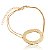 Conjunto Orgânico Oval - Banhado Ouro 18K- Semijoia - Imagem 2