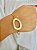 Conjunto Orgânico Oval - Banhado Ouro 18K- Semijoia - Imagem 4