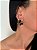 Brinco Cristalina Preto Zircônia - Imagem 2