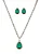 Conjunto Seraphine Verde- Prata 925 - Imagem 1