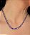 Colar Riviera Roxo- Prata - Imagem 2