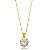 Colar Ponto de Luz 14 mm Ouro - Imagem 1