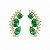Brinco Ear Cuff Turqueza - Imagem 1