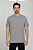 Camiseta Básica de Algodão Egípcio Cinza - Imagem 3