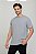 Camiseta Básica de Algodão Egípcio Cinza Mescla - Imagem 3