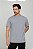 Camiseta Básica de Algodão Egípcio Cinza Mescla - Imagem 1