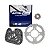 Kit Relação Riffel Ybr 125 Factor 125 2000 Até 2002 Aço 1045 - Imagem 1