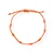 Pulseira 7 Nós da Criatividade Laranja Bolinhas em Prata 925 Escudo Invisível - Imagem 1
