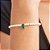 Conjunto Kit Gargantilha e Pulseira Pérolas Esmeralda Prata 925 Feminino - Imagem 5