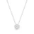 Colar Gargantilha Ponto de Luz Cravejado Redondo 45cm Cristal Prata 925 Lume - Imagem 1