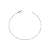Pulseira Masculina 3x1 1mm Fina Prata 925 Legítima 21cm Essencial Man - Imagem 1