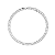 Pulseira Masculina Grumet Duplo em Prata 925 4,5mm 21cm Essencial Man - Imagem 1