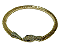 Colar de Cobra Dourado Serpente Choker com Strass - Imagem 2