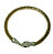 Colar de Cobra Dourado Serpente Choker com Strass - Imagem 3