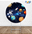Painel Redondo Astronauta 7 - Tecido Sublimado - Imagem 2