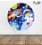 Painel Redondo Astronauta 8 - Tecido Sublimado - Imagem 1