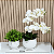 Dupla de Arranjo Verdinho e Orquidea Phalaenopsis Branca Camile - Imagem 5
