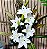 Arranjo Iris de Lirio Branco - Imagem 2